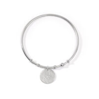 بنگل نقره و آویز سکه