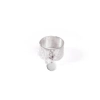 انگشتر نقره استوانه همرد و آویز