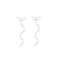 گوشواره نقره پیچی بال فرشته FR45